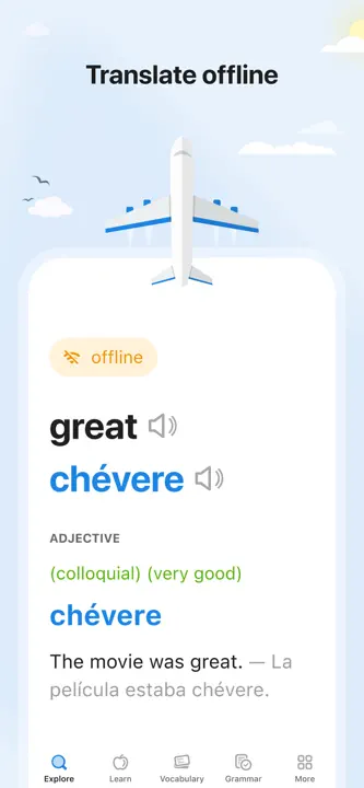 SpanishDictionary.com Learning : capture d’écran 4 sur 9