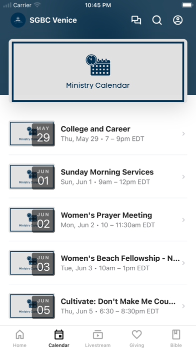 Saving Grace Bible Church Screenshot