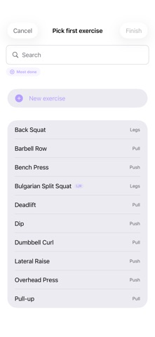 SimpleLifts: Workout Tracker Screenshot 6 of 9