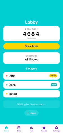 Sitcom Showdown iPhone screenshot