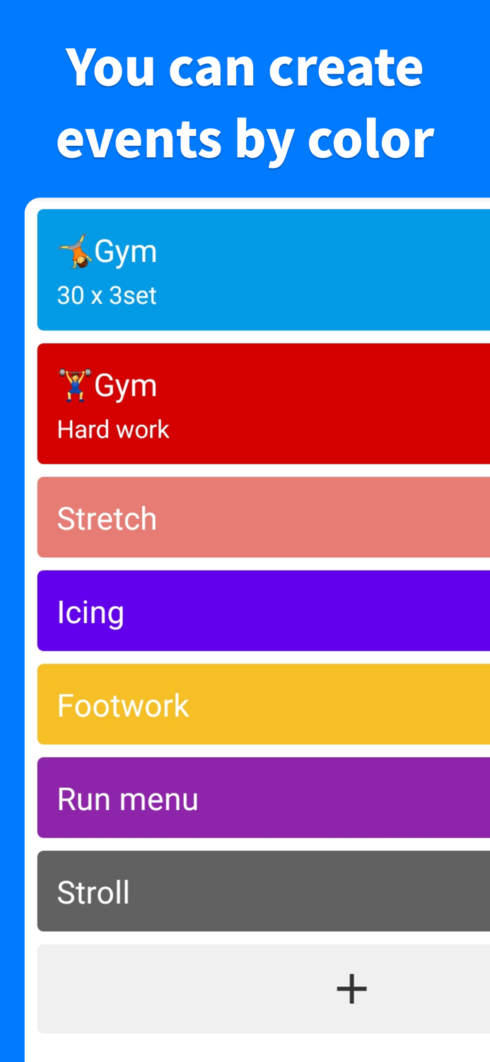 Plan Calendar -Make a Schedule