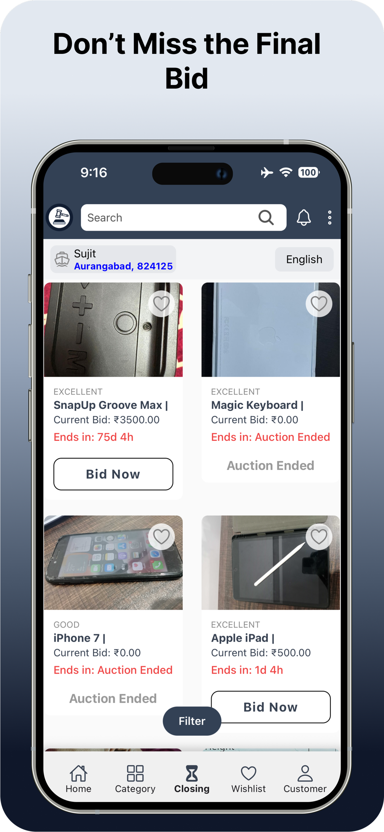 Bidpoint screenshot 3