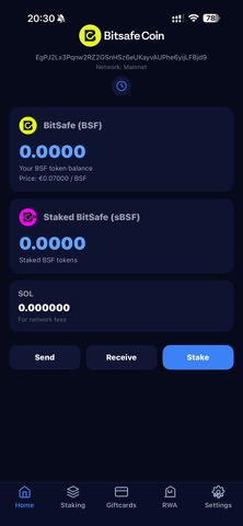 BitSafe Wallet Screenshot 4 of 4
