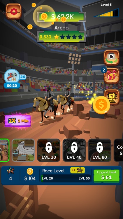 Idle Horse Jockey Racing screenshot-5