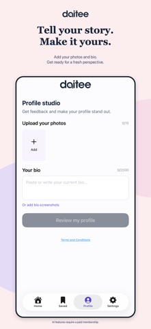 Daitee: AI Dating Assistant Screenshot 2 of 4