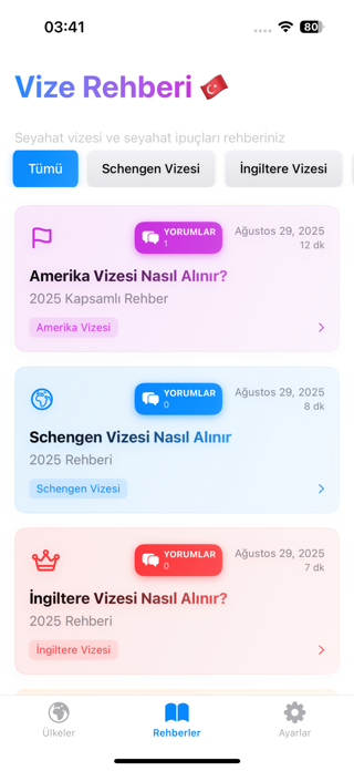 Vize Rehberi Screenshot 4 of 4