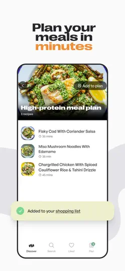 Capture d'écran de Mob: Meal Planner And Recipes sur iPhone 5