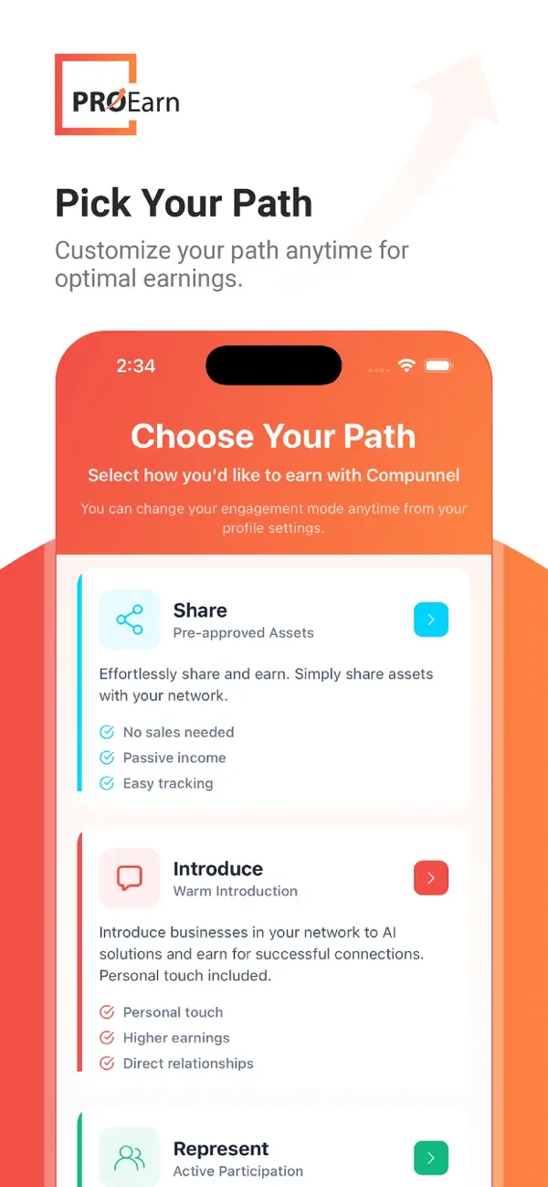 #2. PROearn (iOS) Podle: iEndorseU Inc.