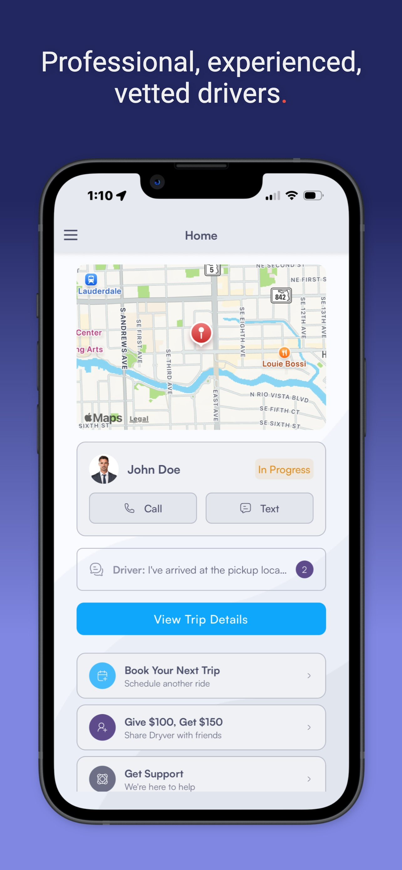 Dryver Personal Hourly Driver