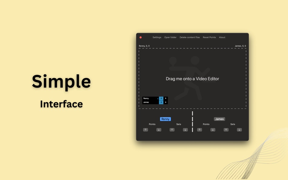 #1. Ping Pong Score App (macOS) Bởi: Ronny Remesnik