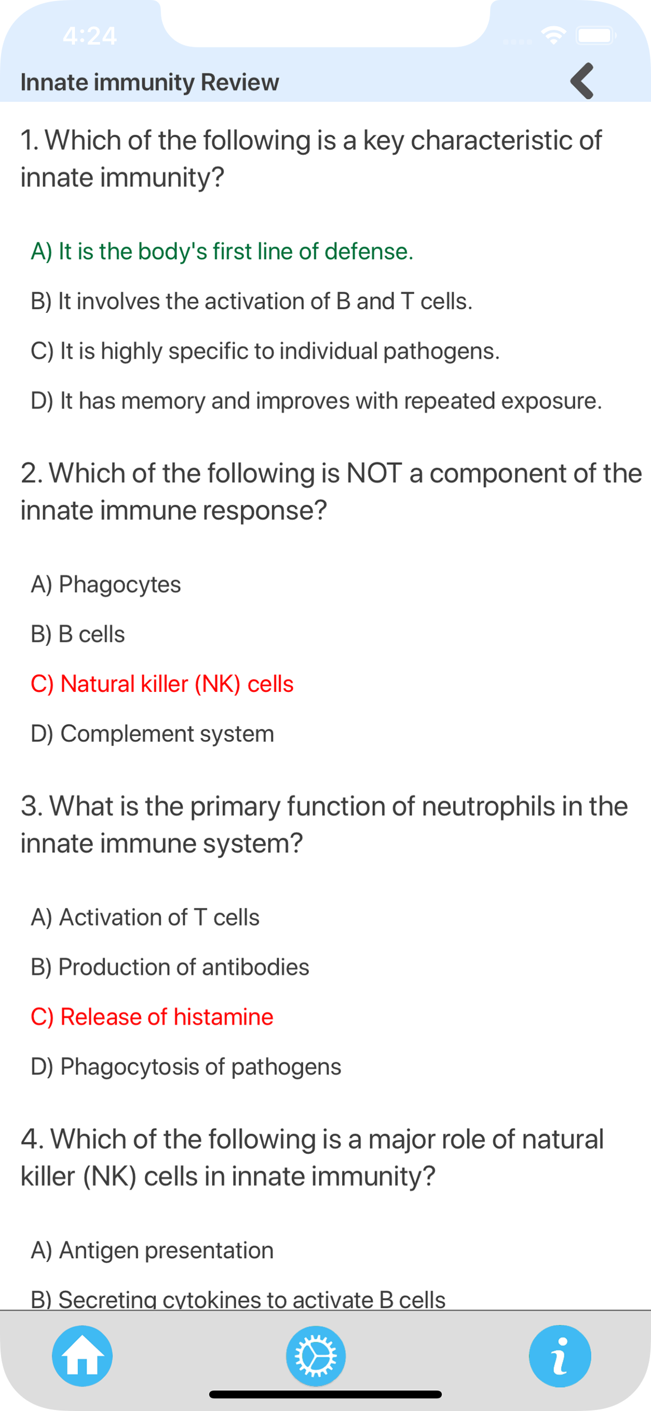 Immunology Quiz Master screenshot 5