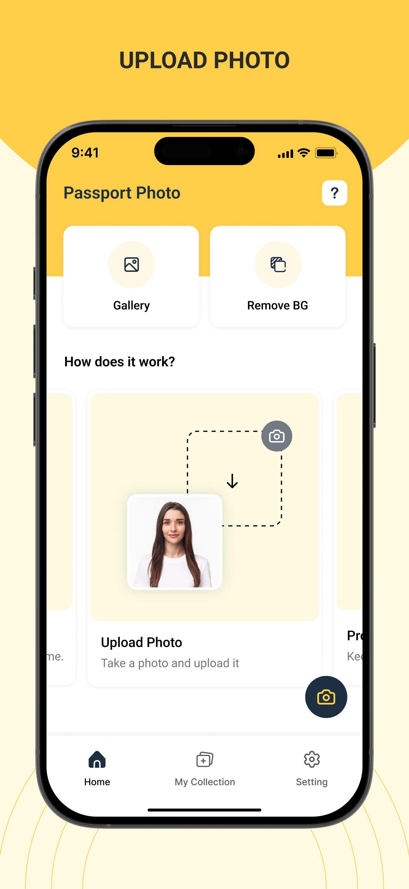 Passport Photo ID: AI Headshot