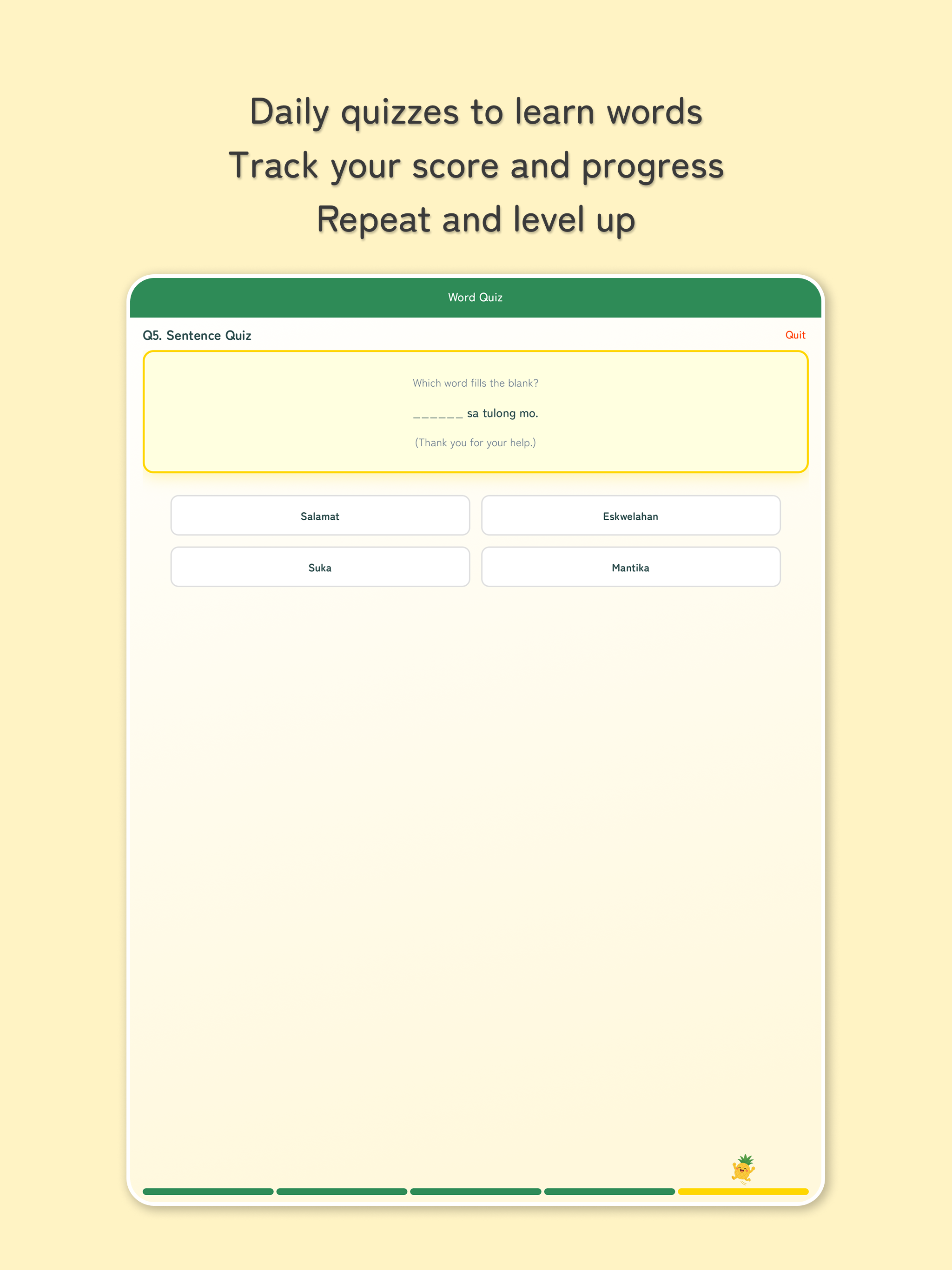 Pinya - Learn Tagalog