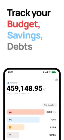 Expense & Budget: Peggy Screenshot 1 of 6