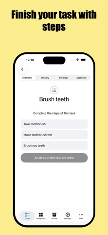 My recurring tasks screenshot