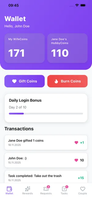 CoupleCoins screenshot 3