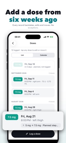 GLP-1 Tracker: Doseline Screenshot 3 of 9