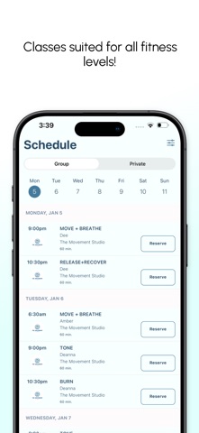 The Movement Studio SC screenshot