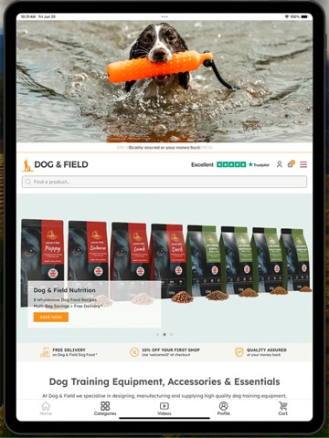 Dog & Field iPad screenshot