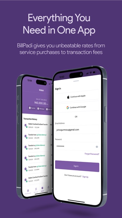 BillPadi - Pay bills with ease Screenshot
