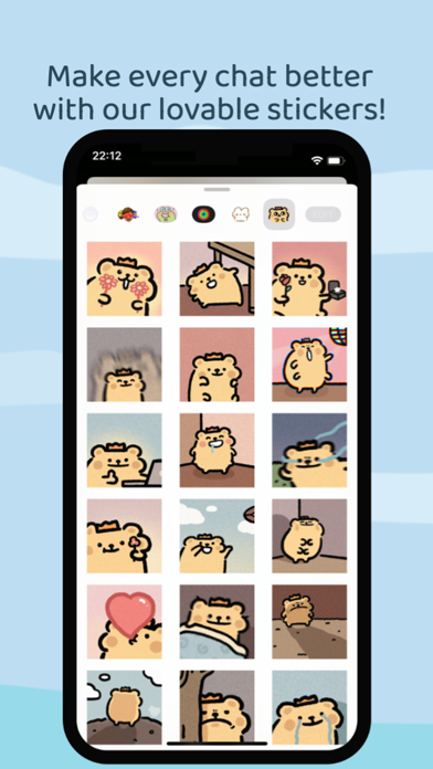 Screenshot #2 pour Cute Little Bear Sticker