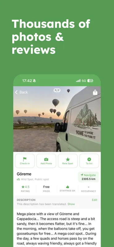 StayFree: Vanlife Wild Camping screenshot 3 of 10