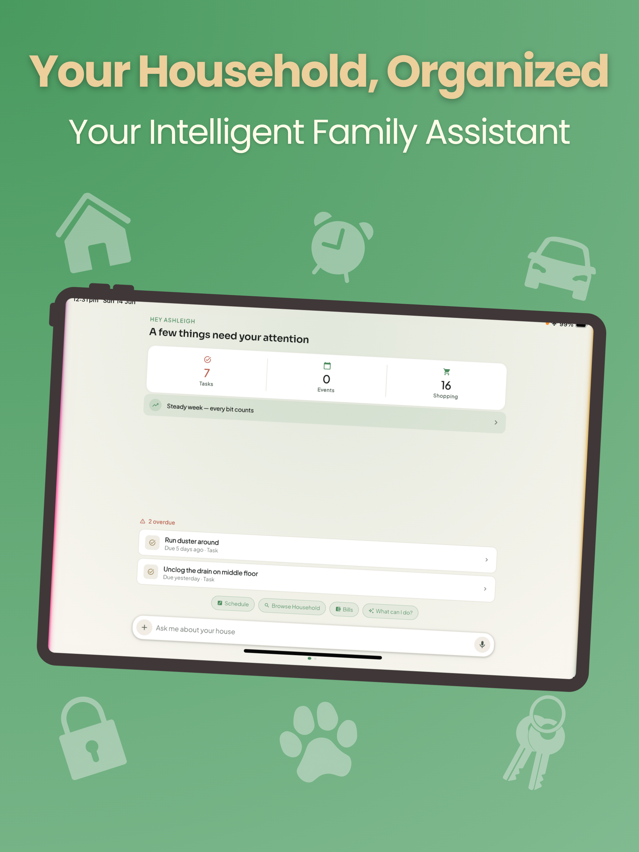 OneHaus: Household Organiser