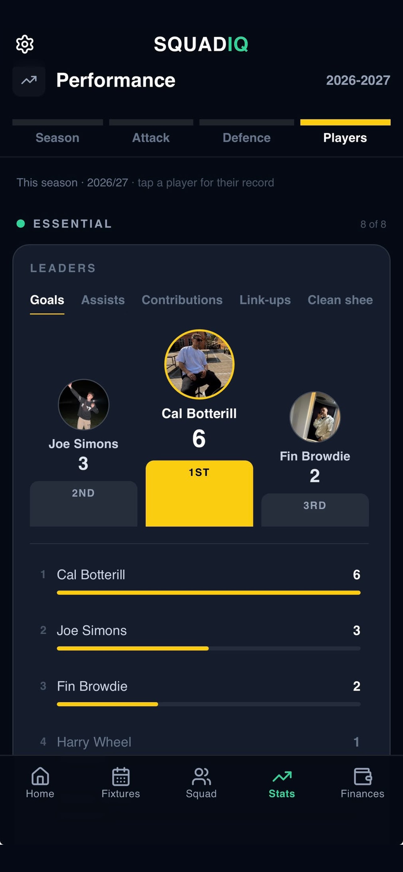 Screenshot 2 of Squad IQ Manager