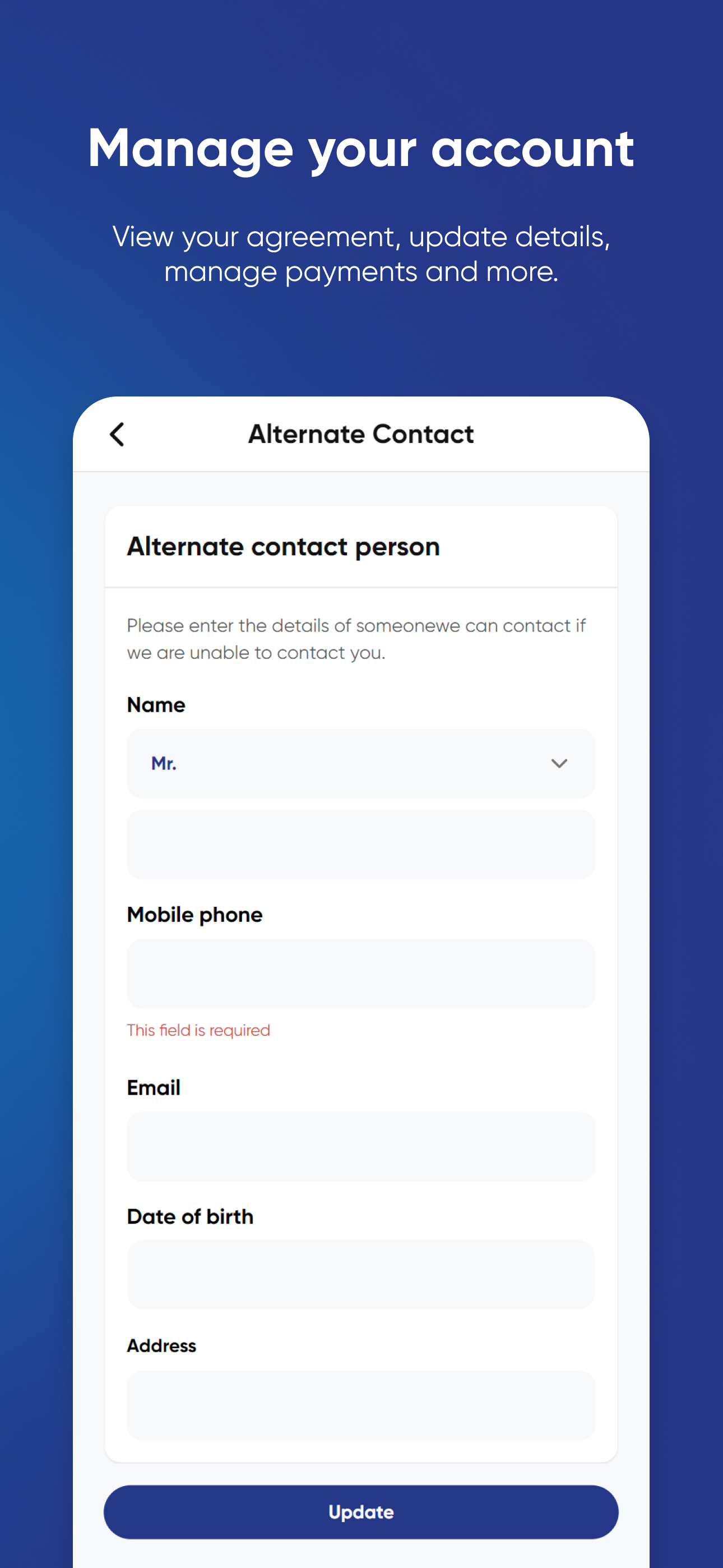 Storage King Mobile App