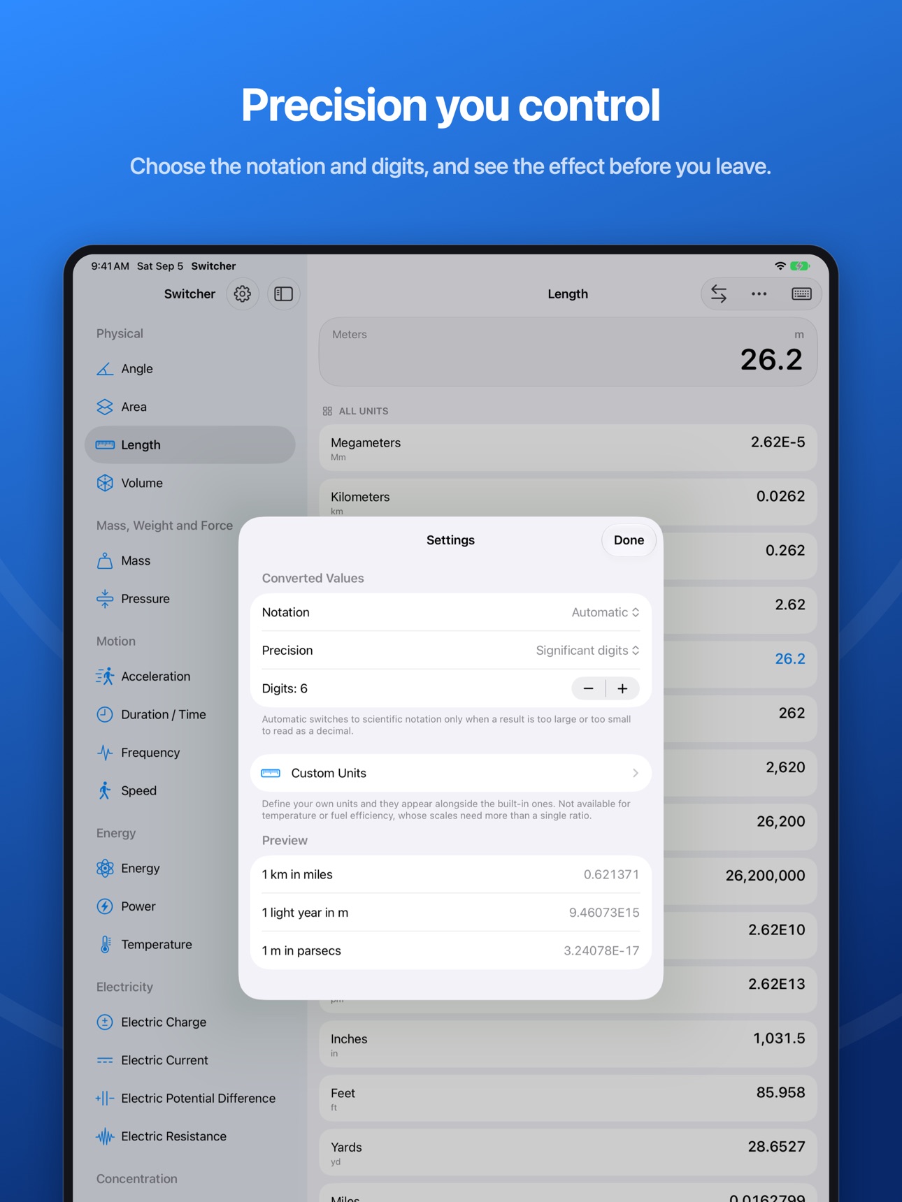 Screenshot 8 of Switcher: Unit Converter