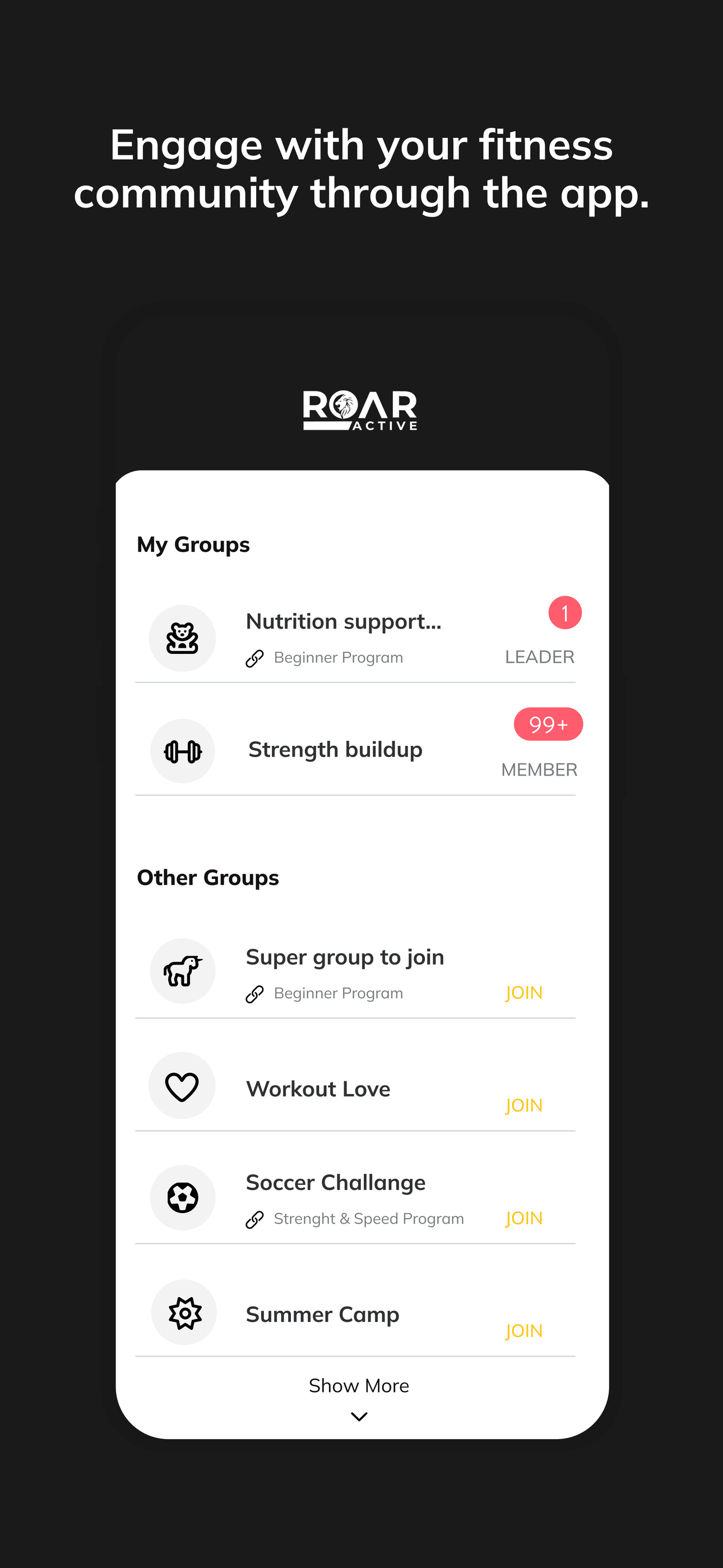 ROAR Active Coaching Platform