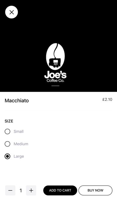 Joe's Coffee Screenshot