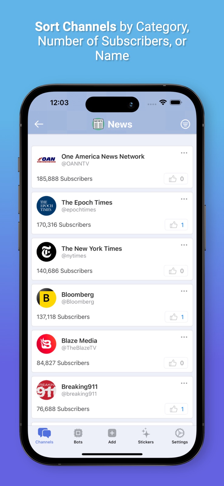 Channels & Groups For Telegram iphone screenshot 2