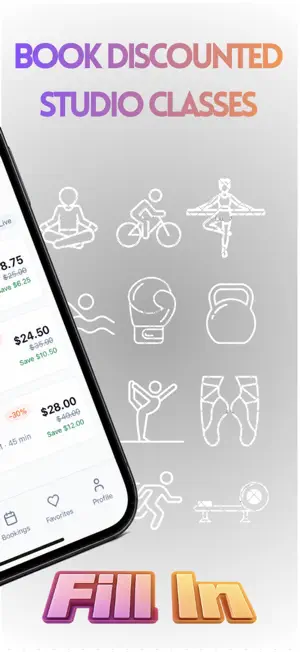 Fill In: Fitness Class Deals screenshot 2