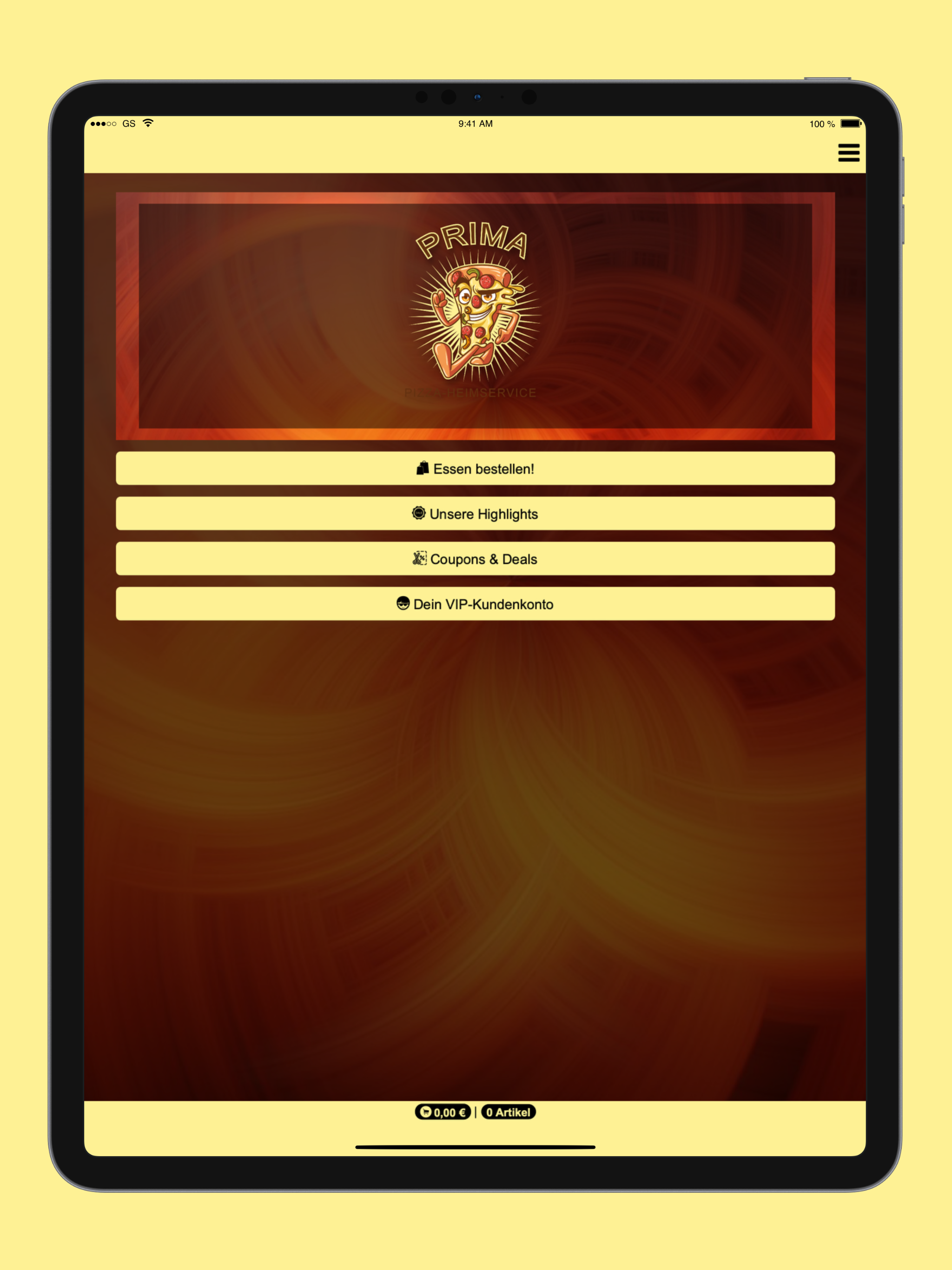 Pizzeria Prima Heimservice screenshot 6