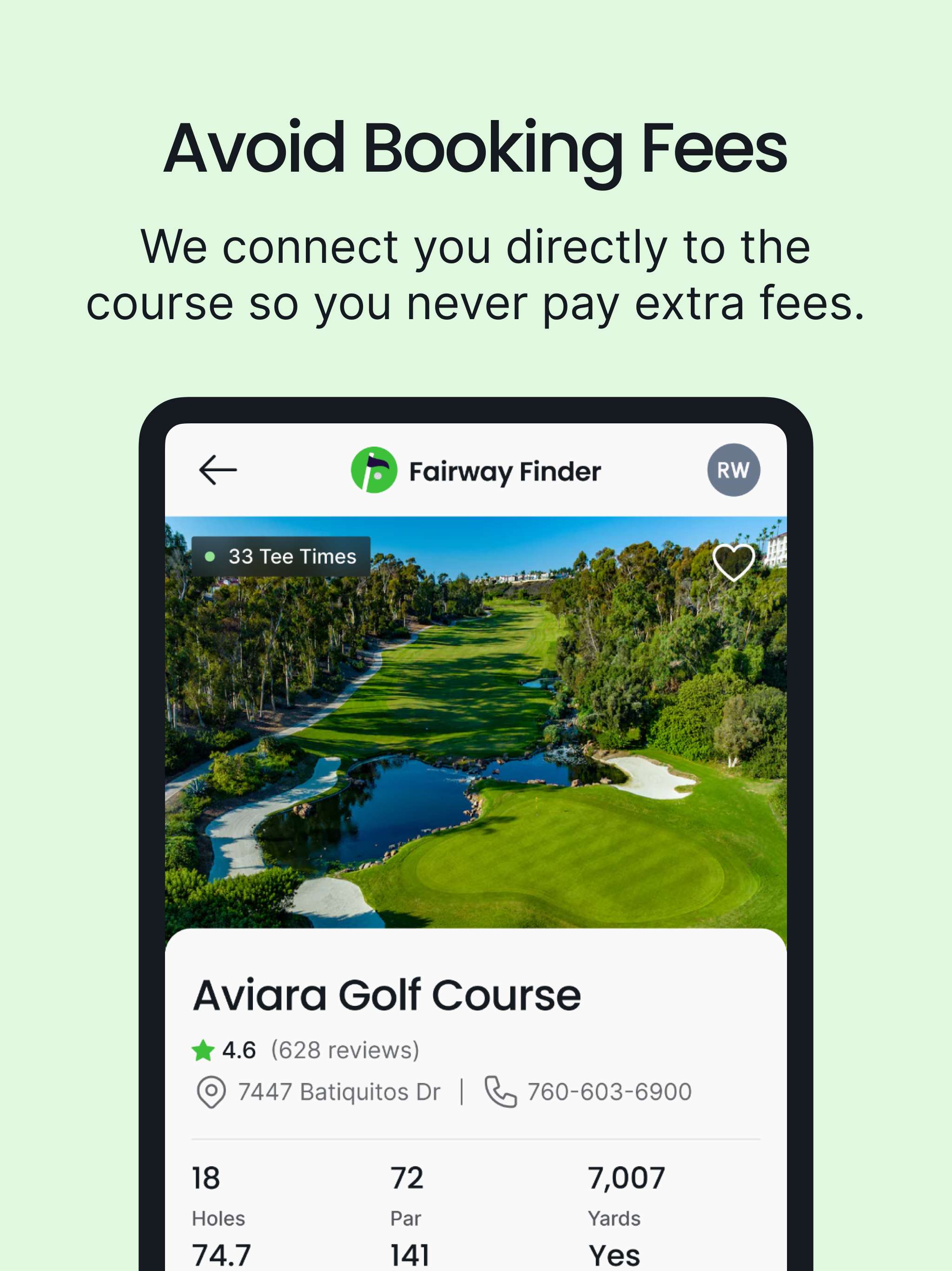 Fairway Finder: Find Tee Times screenshot 9