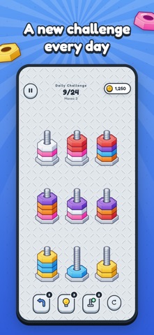 Nut Twist: Color Sort Screenshot 6 of 10