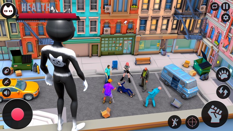 Super Spider Cat Hero Game 3D