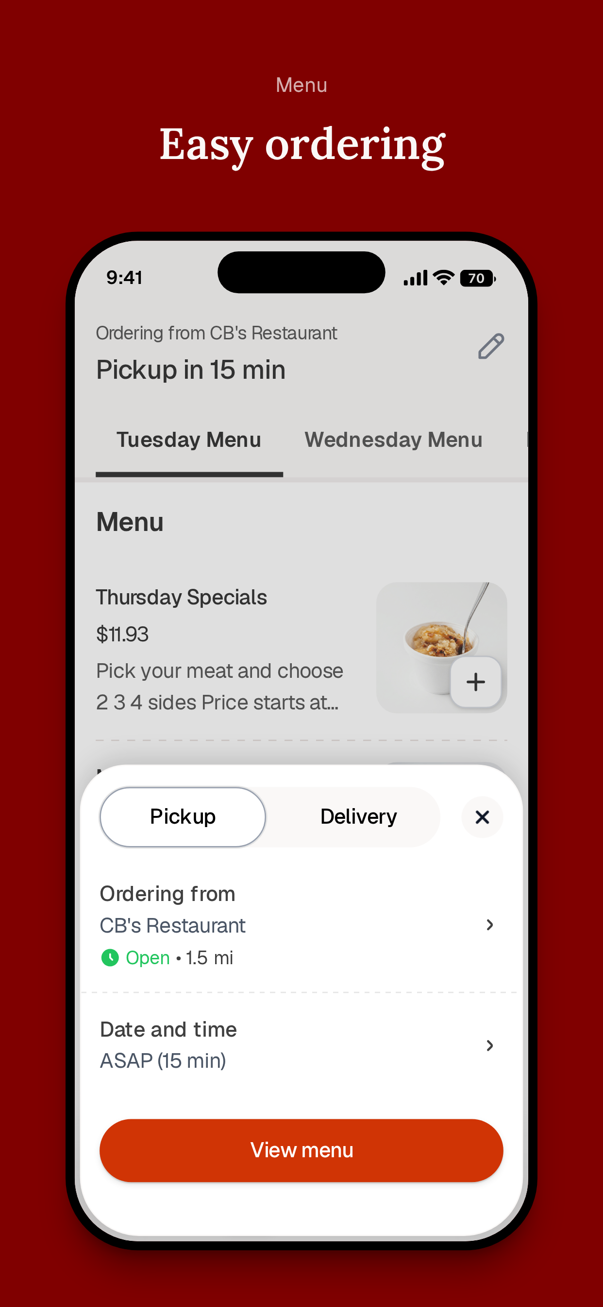 CBs Restaurant screenshot 3
