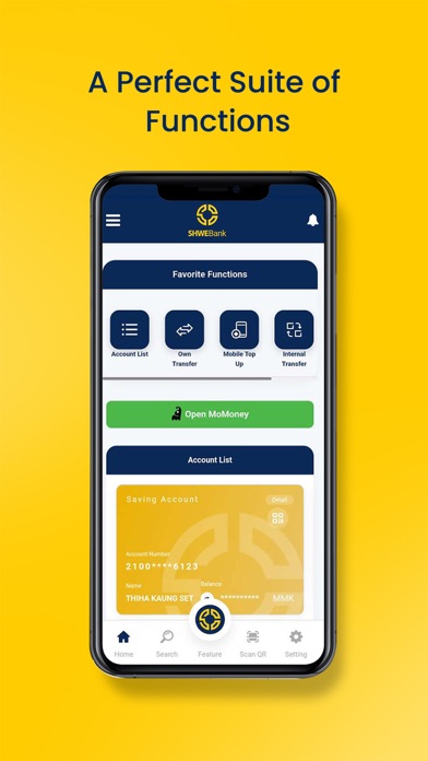 SHWE Mobile Banking Screenshot