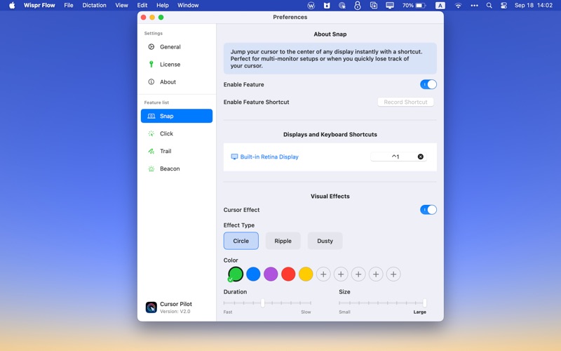 Cursor Pilot app screenshot 2