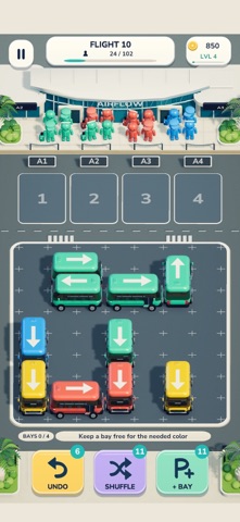 AIRFLOW: Bus Airport Puzzle screenshot 2