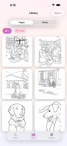 Trace On Me: Photo to Coloring iPhone screenshot