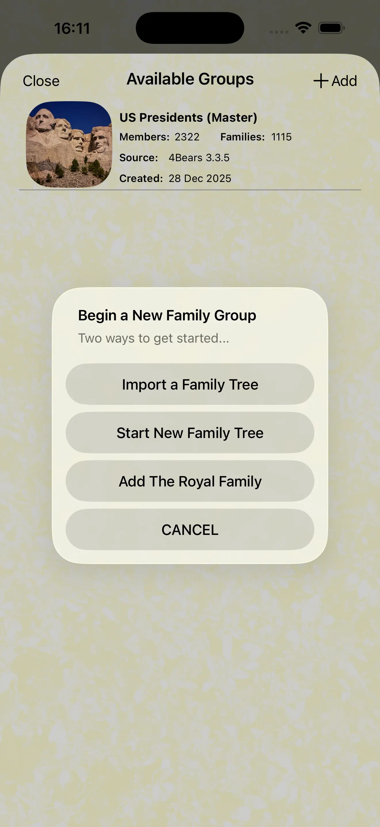 #8. MyForebears (iOS) Ved: Martin Brooks