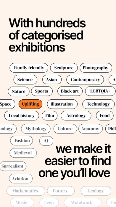 Exhibits Screenshot
