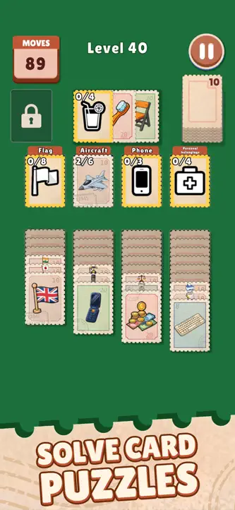 Stamp Solitaire: Card Matching screenshot 2