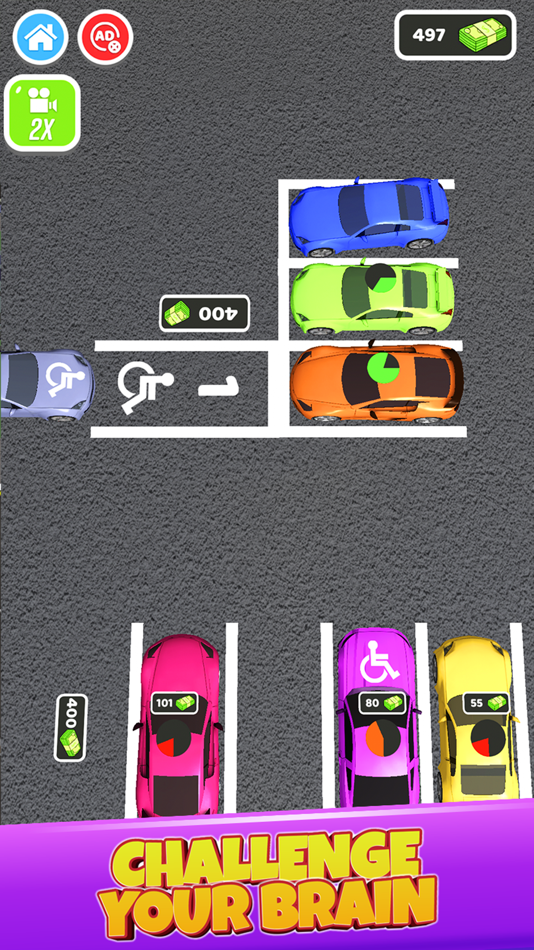 #7. Parking Jam: Car Parking Lot (iOS) 来自: TapNation