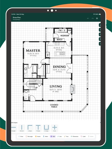 Floor Plan AI Home 3D iPad screenshot