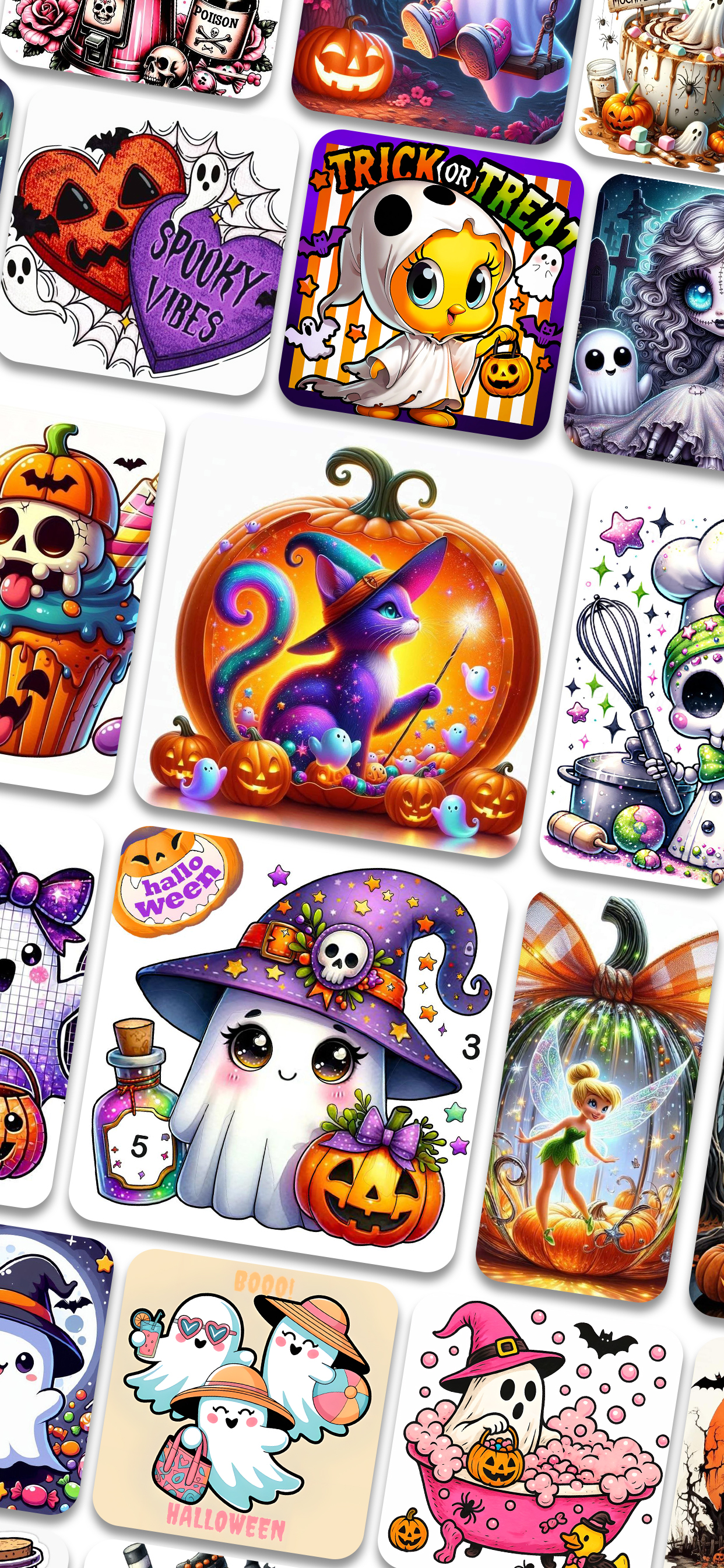 Halloween Color by Number Game
