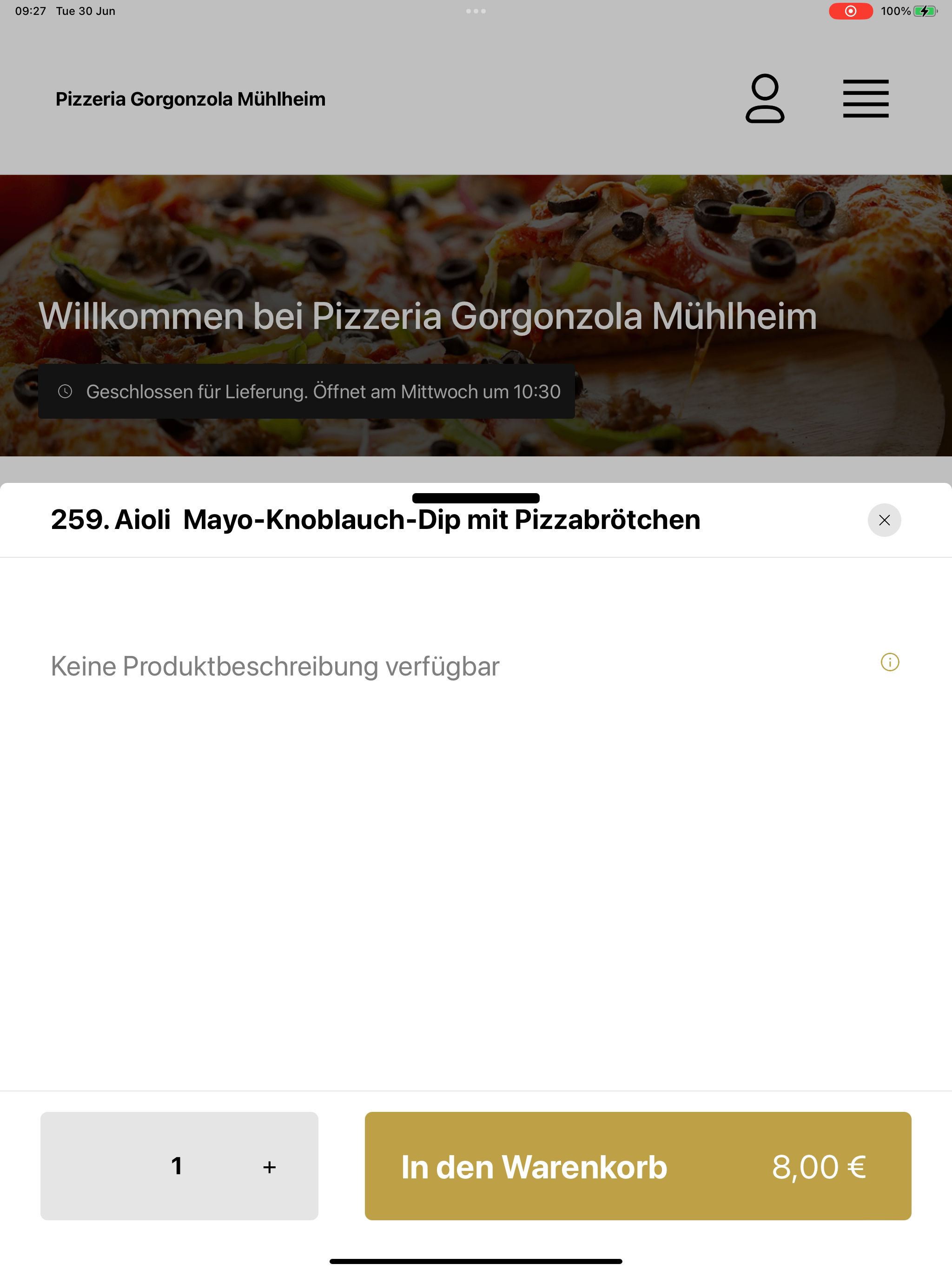 Pizzeria Gorgonzola Mühlheim screenshot 13